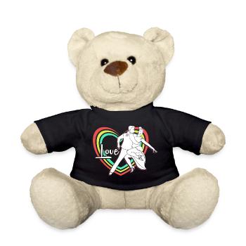 Walzer Paartanz - Teddy - Schwarz - Vorne