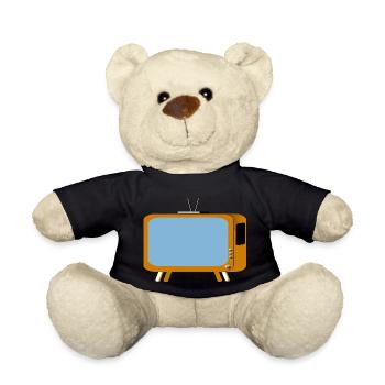monitor television fernseher tv flatscreen compute - Teddy - Schwarz - Vorne