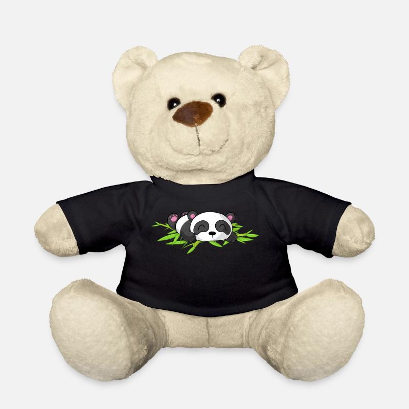Sleeping Comic Panda - Nounours - noir