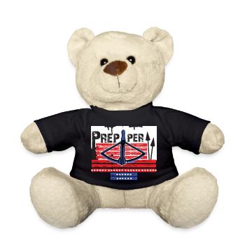 Prepper überlebt mit Armbrust - Teddy - Schwarz - Vorne