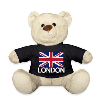 Klassisches Vintage London Design - Teddy - Schwarz - Vorne