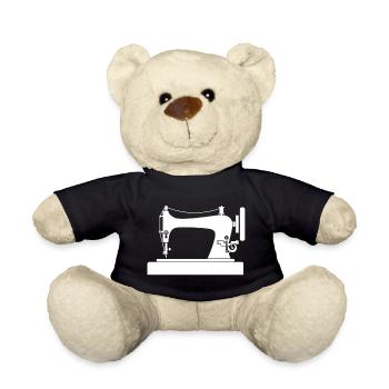 sewing machine - Teddy Bear - black - Front
