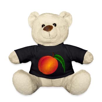 Pfirsich - Teddy - Schwarz - Vorne