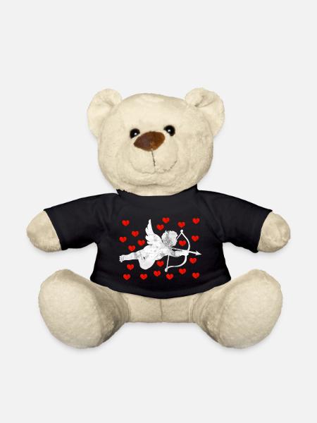 Ange cupidon - Nounours - noir
