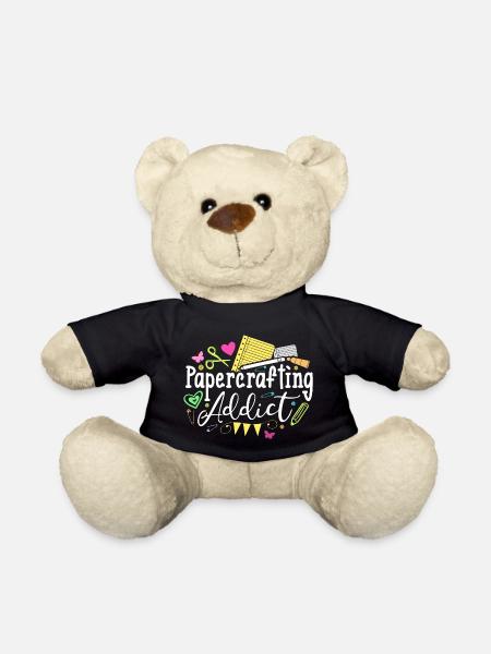 Papercrafting Addict - Teddy - Schwarz
