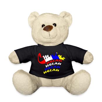 Helau Carnival Design - Teddy Bear - black - Front