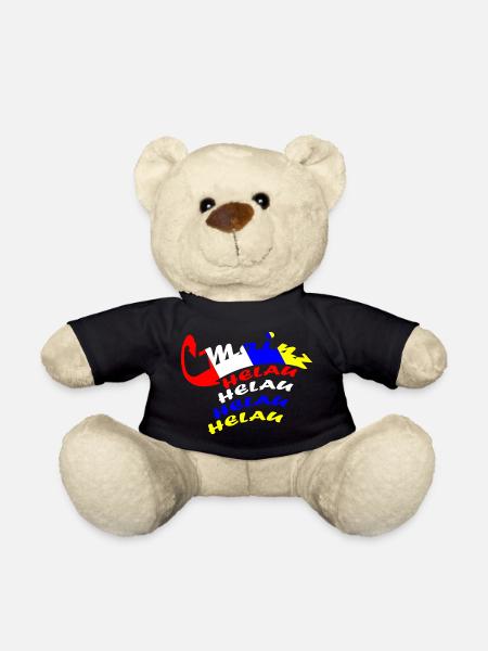 Helau Carnival Design - Teddy Bear - black