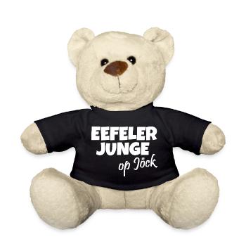 Eefeler Junge op Jöck (Weiß) Eifel Jungs - Teddy - Schwarz - Vorne