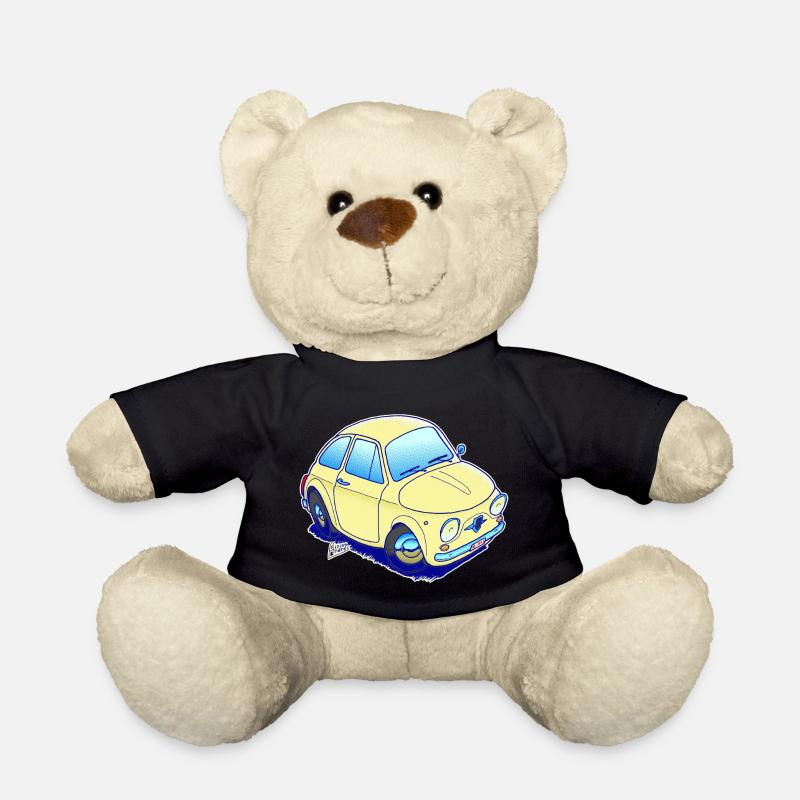 Cinquecento nur das Auto - Teddy - Schwarz