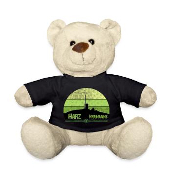 Harz Mountains - Brocken - Wir lieben den Harz - Teddy - Schwarz - Vorne