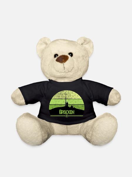 Harz Style - Brocken - Wir lieben den Harz - Teddy - Schwarz