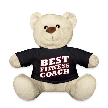 Fitness Coach Bold Typography - Teddy - Schwarz - Vorne