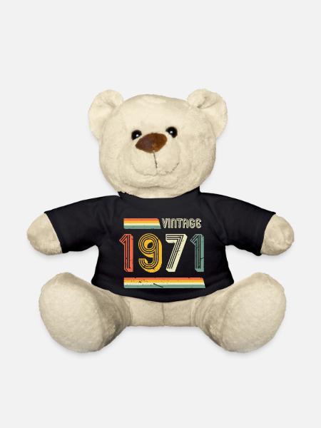 Vintage 1971 - Teddy - Schwarz