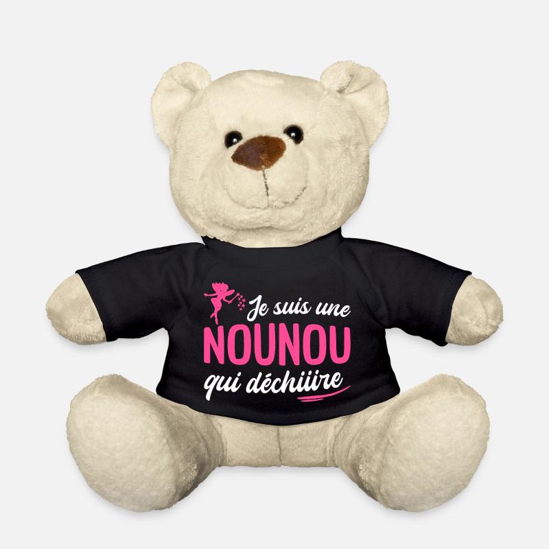 je suis une nounou qui déchire - Nounours - noir