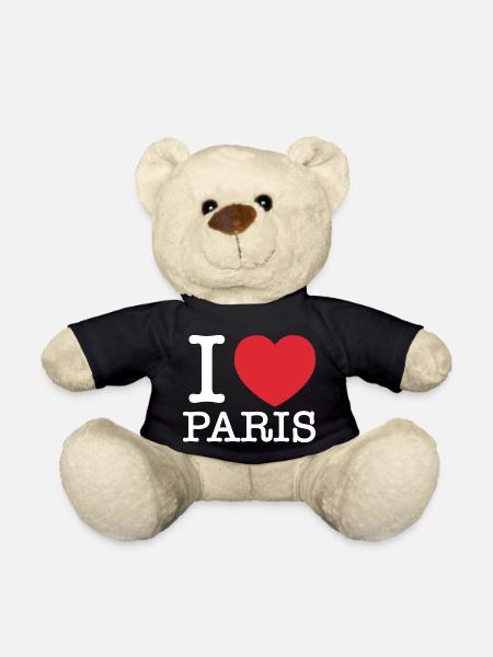 J'aime Paris | I Heart Paris - Nounours - noir