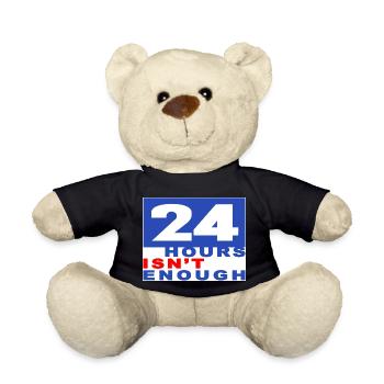 Comfort T-Shirt 24 hours - Teddy - Schwarz - Vorne