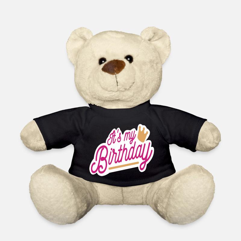 Mon anniversaire - Nounours - noir