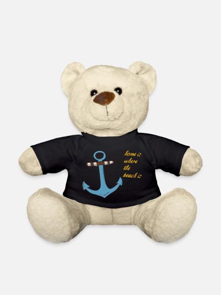 Anker Home is where the beach is - Teddy - Schwarz