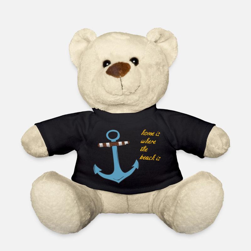 Anker Home is where the beach is - Teddy - Schwarz