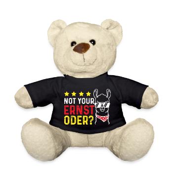 Not your Ernst Alpakka - Teddy - Schwarz - Vorne