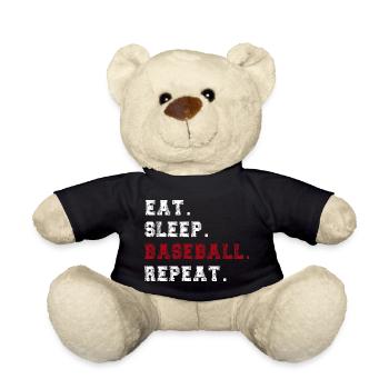 Baseball - Teddy - Schwarz - Vorne