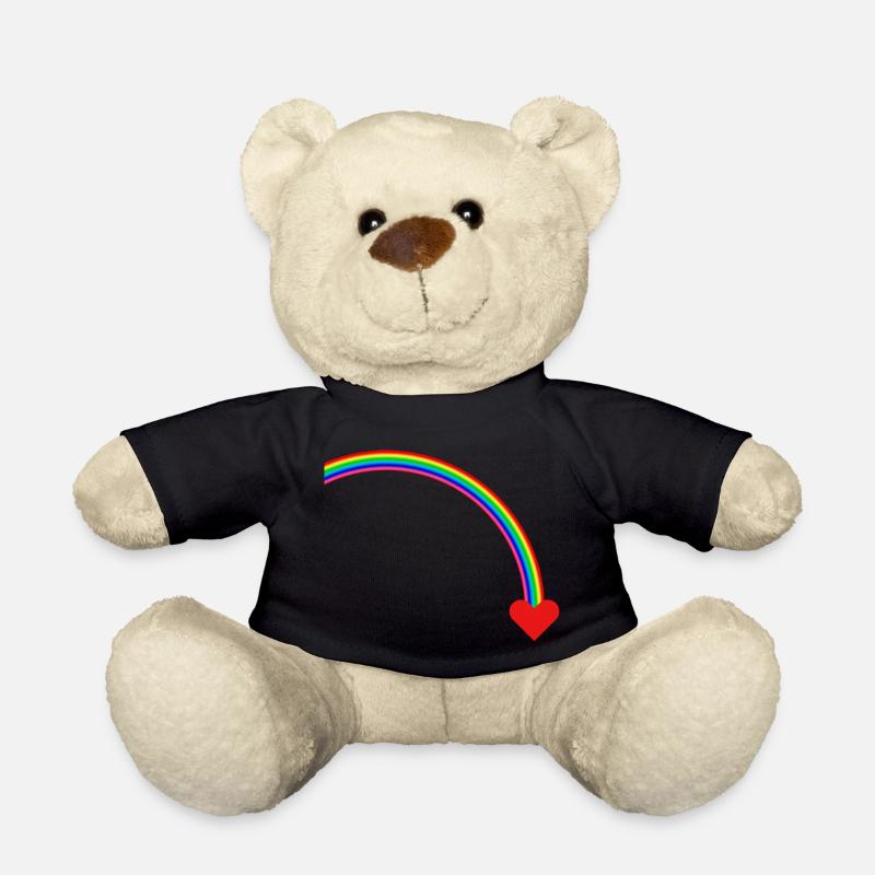 Arc-en-ciel - Nounours - noir