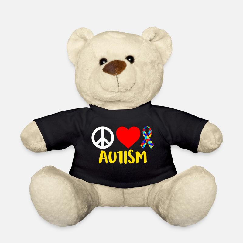 Liebe Autismus - Autismus Bewusstseinautist stolz - Teddy - Schwarz