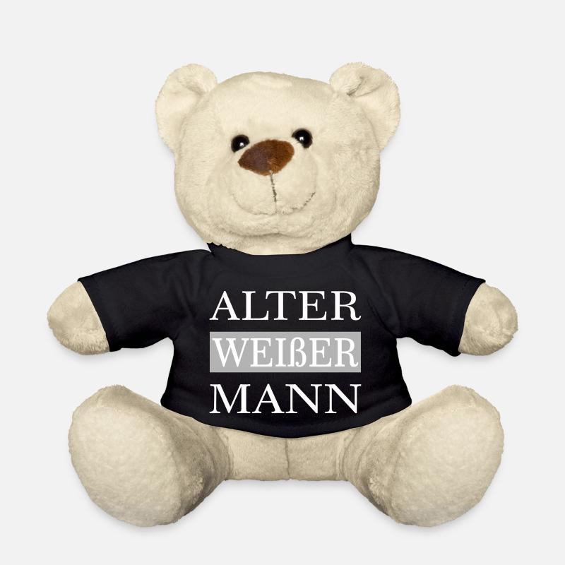 Alter weißer Mann - Politik Satire Version 2 - Teddy - Schwarz