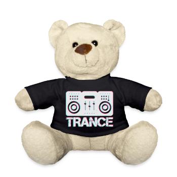 I Love Trance Music - Nounours - noir - Devant