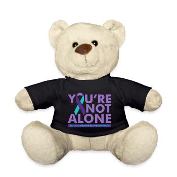 Prévention de la sensibilisation au suicide - Nounours - noir - Devant