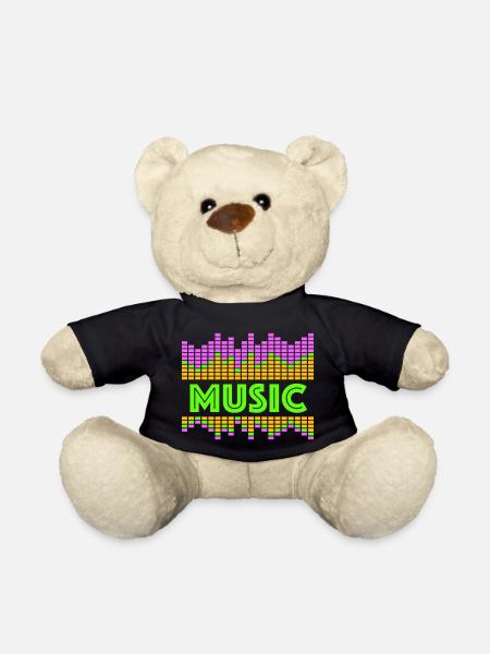 Égaliseur de musique LED Lumières Rythme Danse Stéréo - Nounours - noir