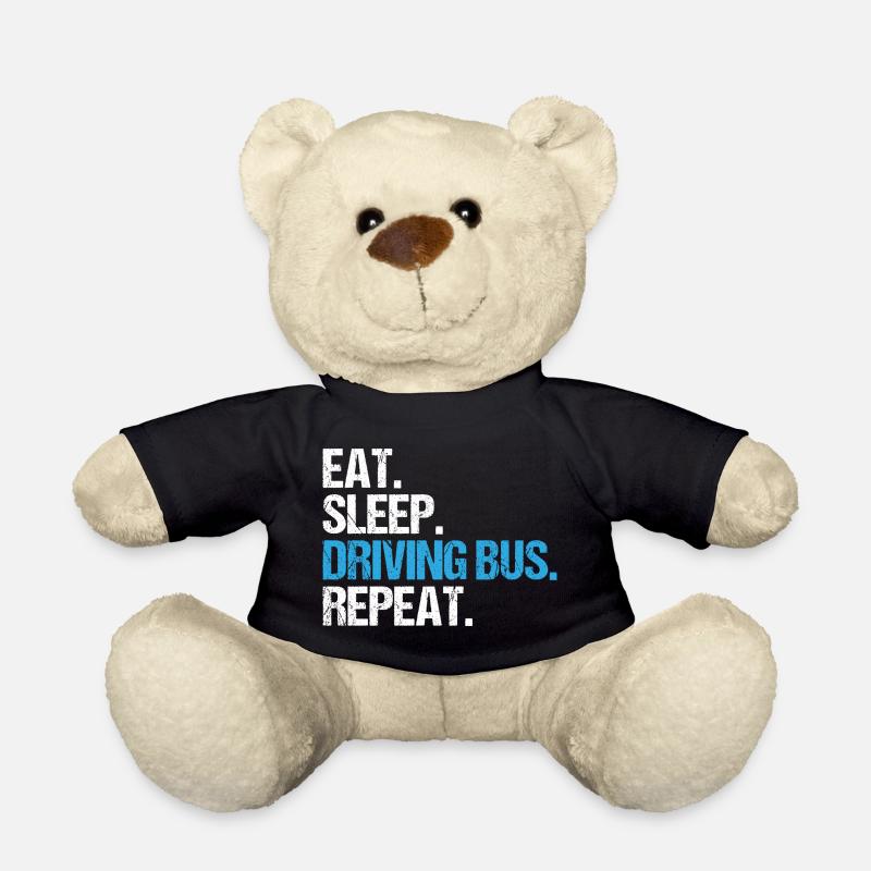 Bus bus Bus Driver Bus bus de ligne cadeau - Nounours - noir