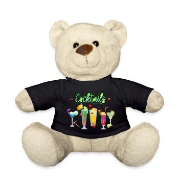 Bunte Cocktails - Teddy - Schwarz - Vorne