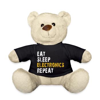 manger l’électronique du sommeil répéter - Nounours - noir - Devant