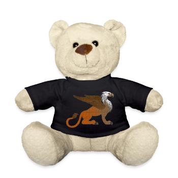 coole fantasiekleidung, Löwenwesen, märchenfigur - Teddy - Schwarz - Vorne