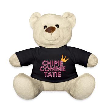 chipie comme tatie - Nounours - noir - Devant