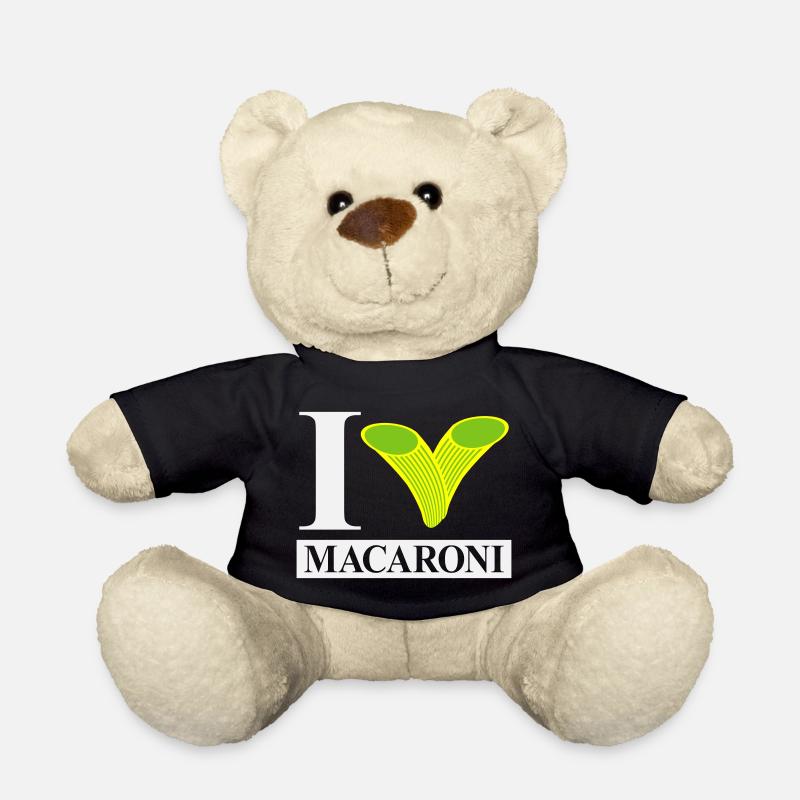 J’adore les macaronis - Nounours - noir