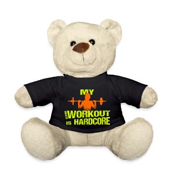 Gym Workout Femme Entraînement - Nounours - noir - Devant