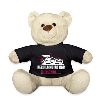 Rebuilding RC Car Please Wait... Model Car Remote - Teddy Bear - black - Front