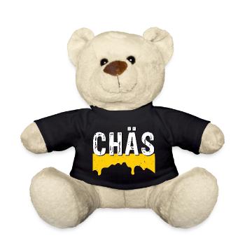 Chäs (SWISS CHEESE) - Teddy - Schwarz - Vorne