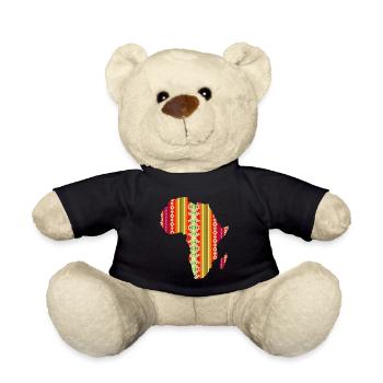 Africa - Teddy Bear - black - Front