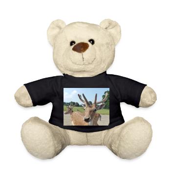 Close up of a Deer - Teddy Bear - black - Front