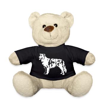 Australian Shepherd "Black Edition" - Teddy Bear - black - Front