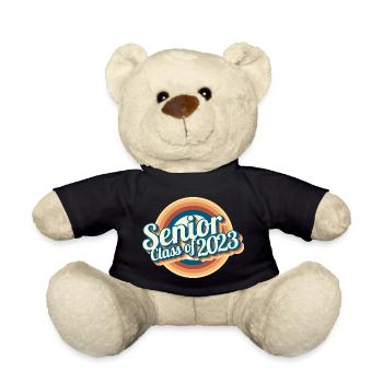 Senior Class Of 2023 Retro Graduation Party Geschenk - Teddy - Schwarz - Vorne