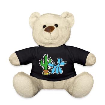 Balloon Artist Funny Balloon Animal Peeing Dog - Teddy Bear - black - Front