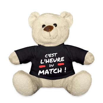 C'est l'heure du match ! - Nounours - noir - Devant