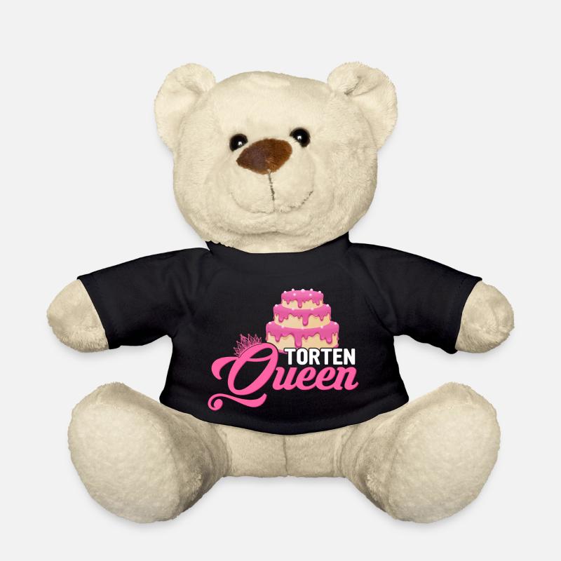 Torten Queen Konditor Torten Bäckerin - Teddy - Schwarz