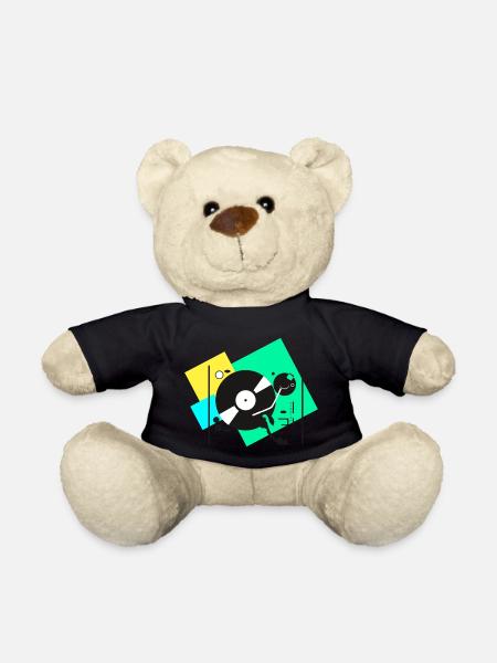 colorful turntables - Teddy - Schwarz