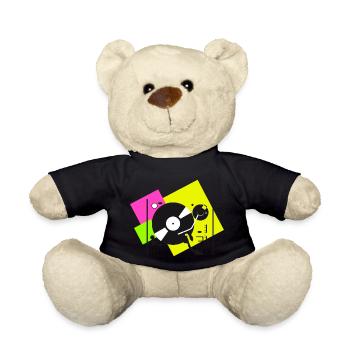 Platines colorées3 - Nounours - noir - Devant