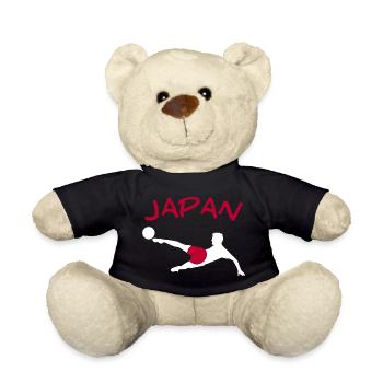 Japan Football 2022 - Teddy Bear - black - Front